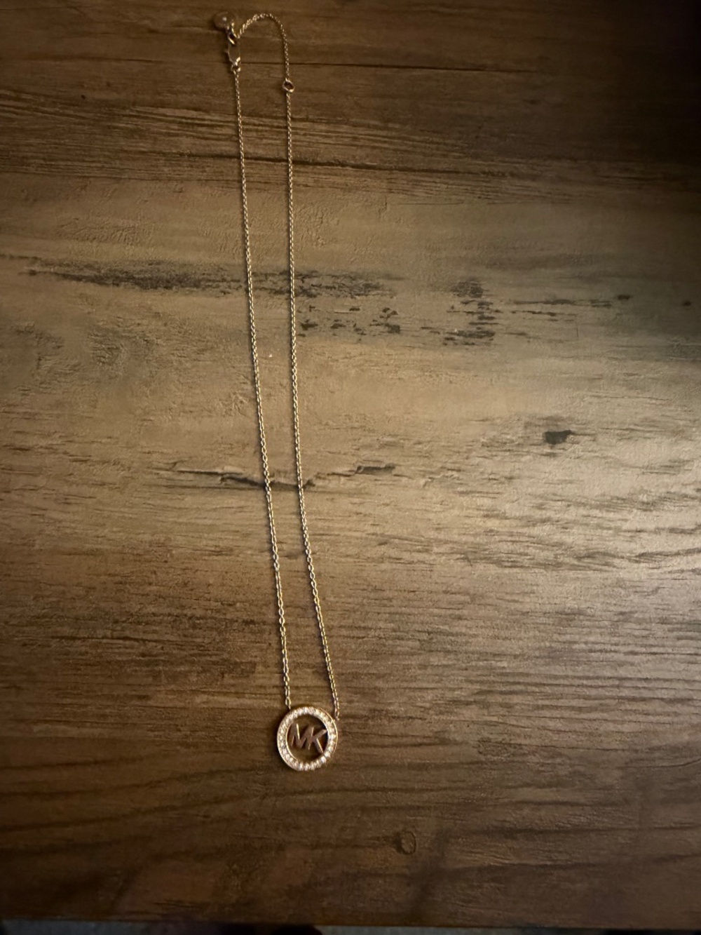 Michael Kors Rose Gold Necklace